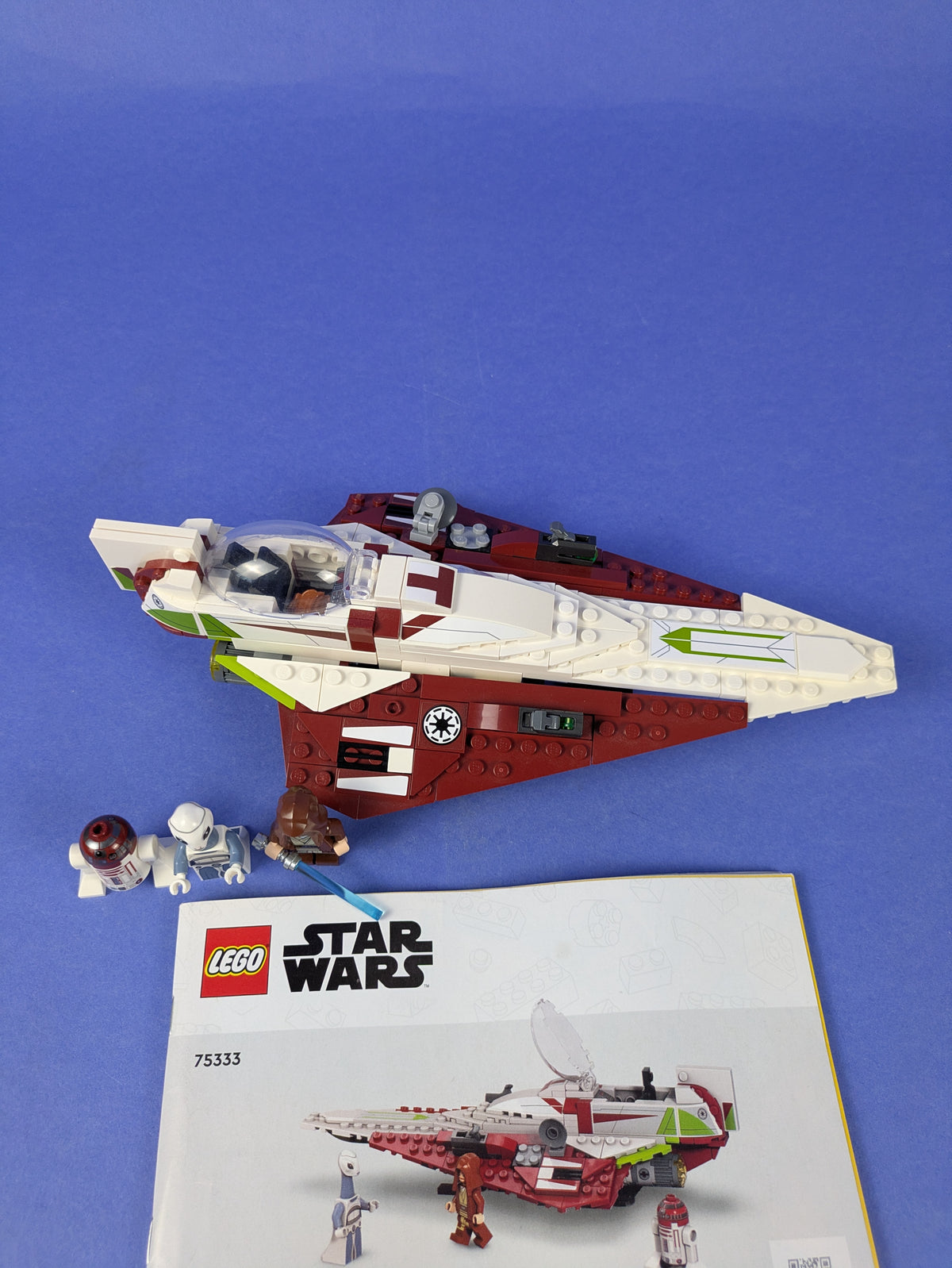 LEGO Star Wars Obi-Wan Kenobi's Jedi Starfighter 75333 Complete Set Pre-Owned