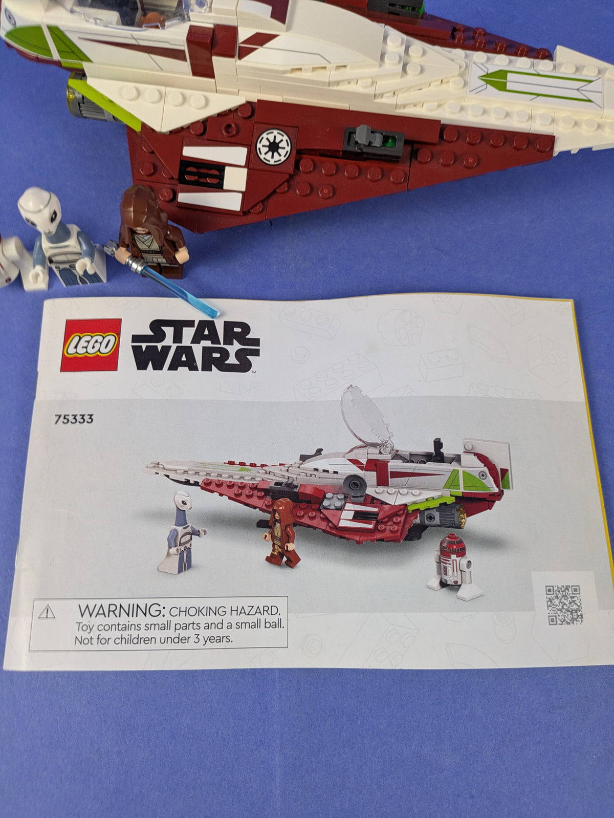 LEGO Star Wars Obi-Wan Kenobi's Jedi Starfighter 75333 Complete Set Pre-Owned