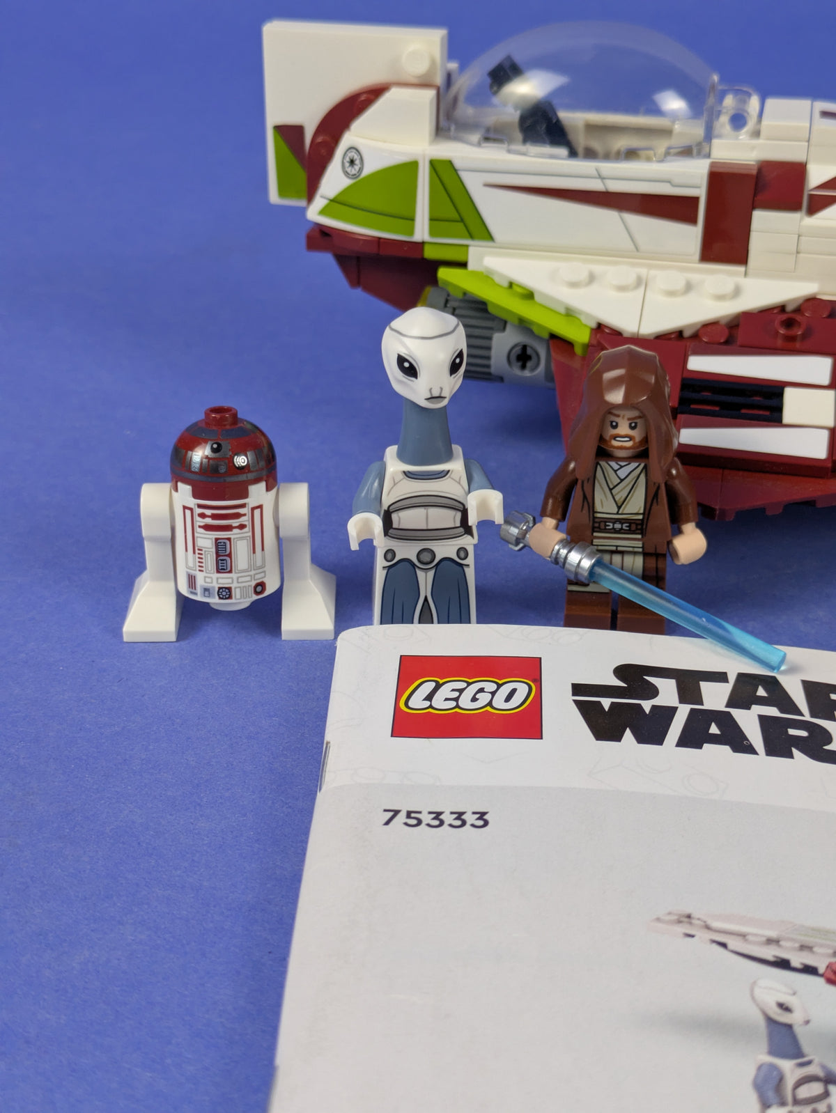 LEGO Star Wars Obi-Wan Kenobi's Jedi Starfighter 75333 Complete Set Pre-Owned