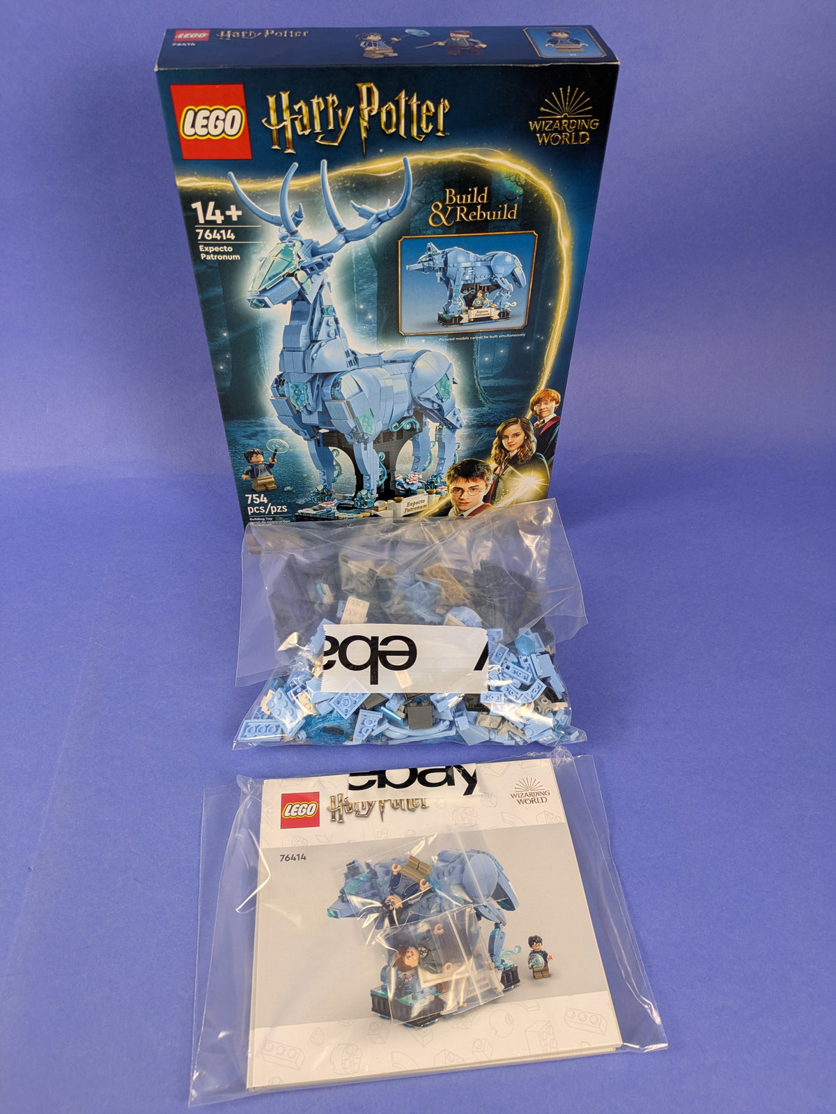 LEGO Harry Potter Expecto Patronum Complete Set Pre-Owned 76414