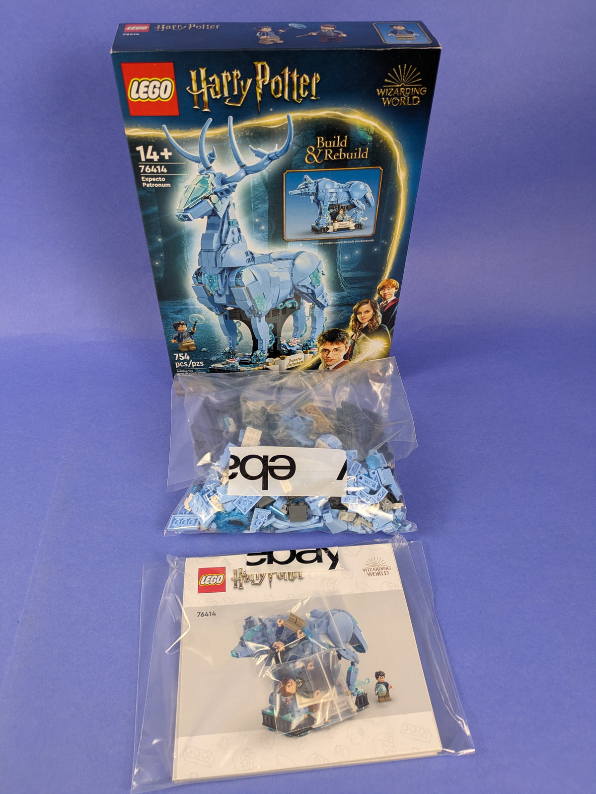 LEGO Harry Potter Expecto Patronum Complete Set Pre-Owned 76414