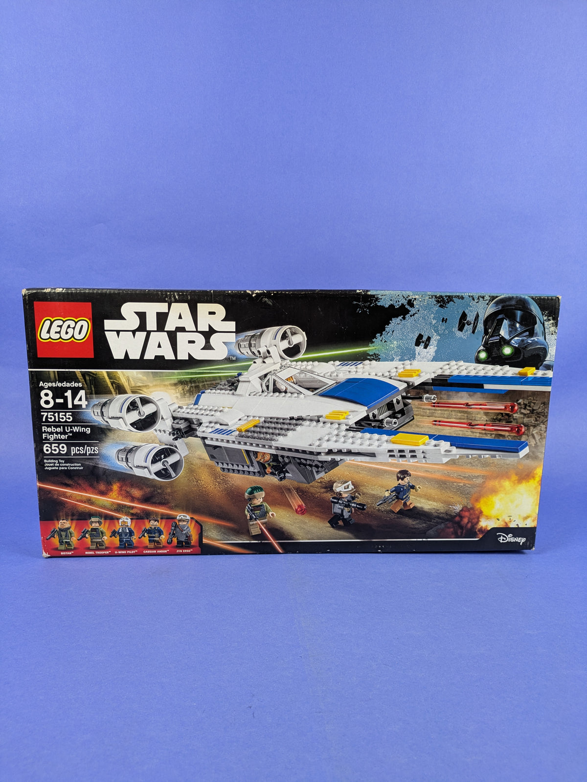 LEGO Star Wars Rebel U-Wing Fighter 75155 Complete Set Pre-Owned