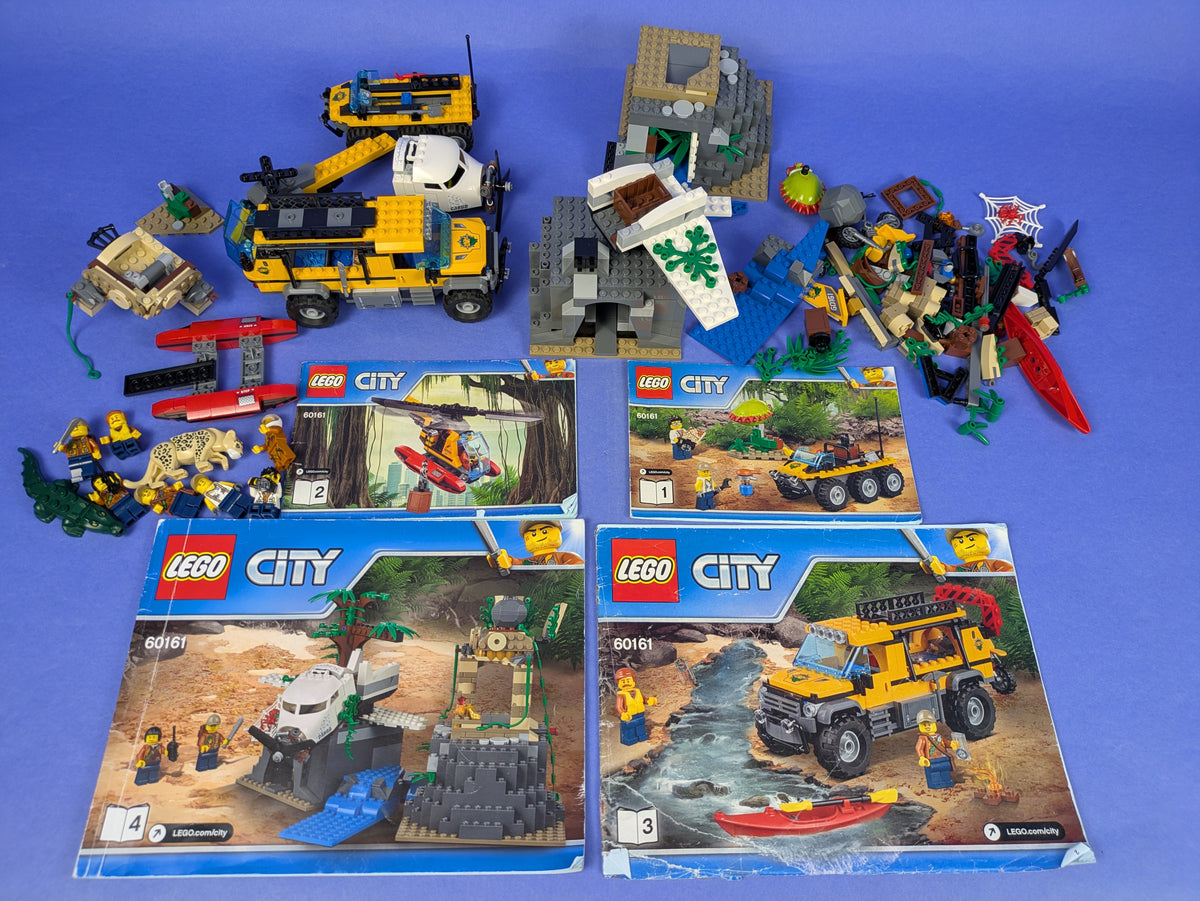 LEGO City Jungle Exploration Site 60161 Complete Set Pre-Owned