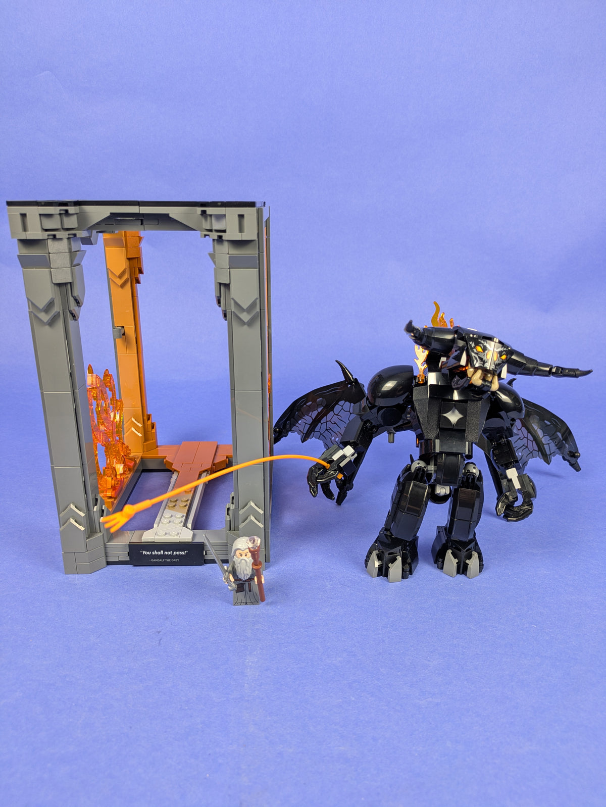 LEGO The Hobbit & The Lord of the Rings Balrog Book Nook 10367 Pre-Owned