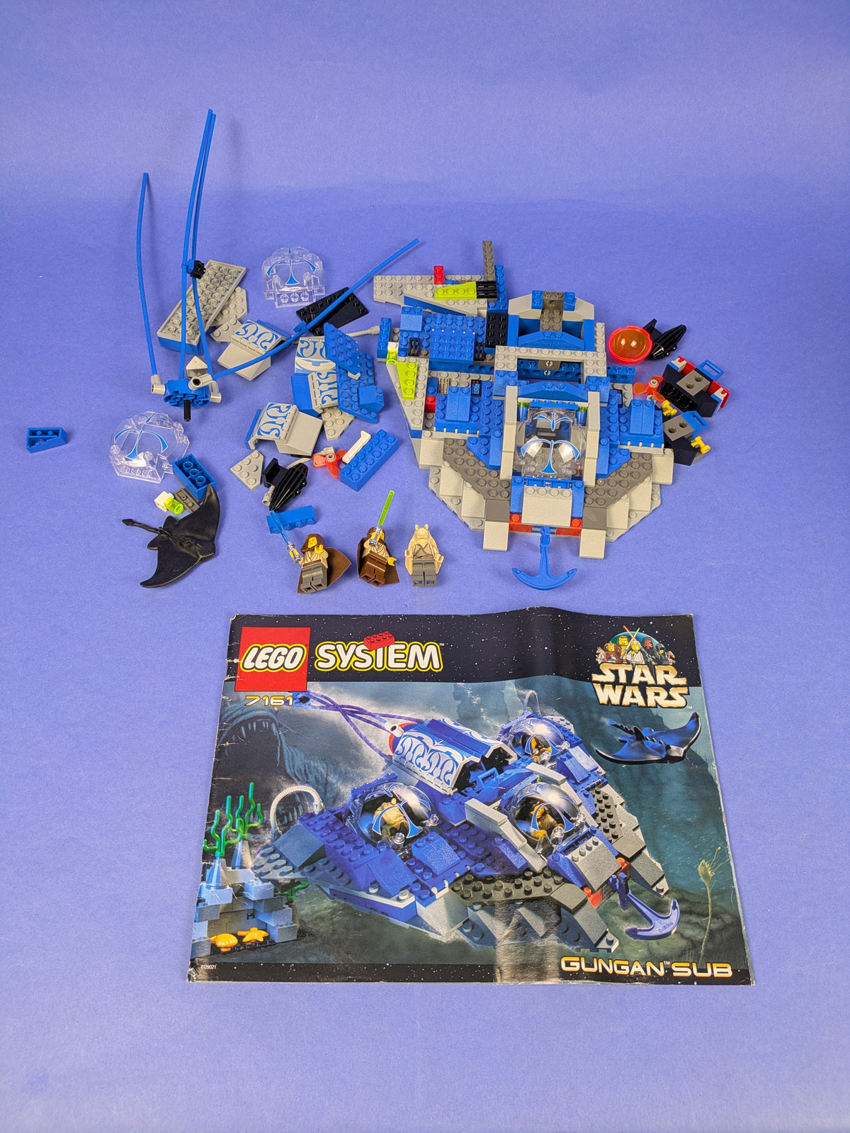 LEGO Star Wars Gungan Sub 7161 Incomplete Set Pre-Owned