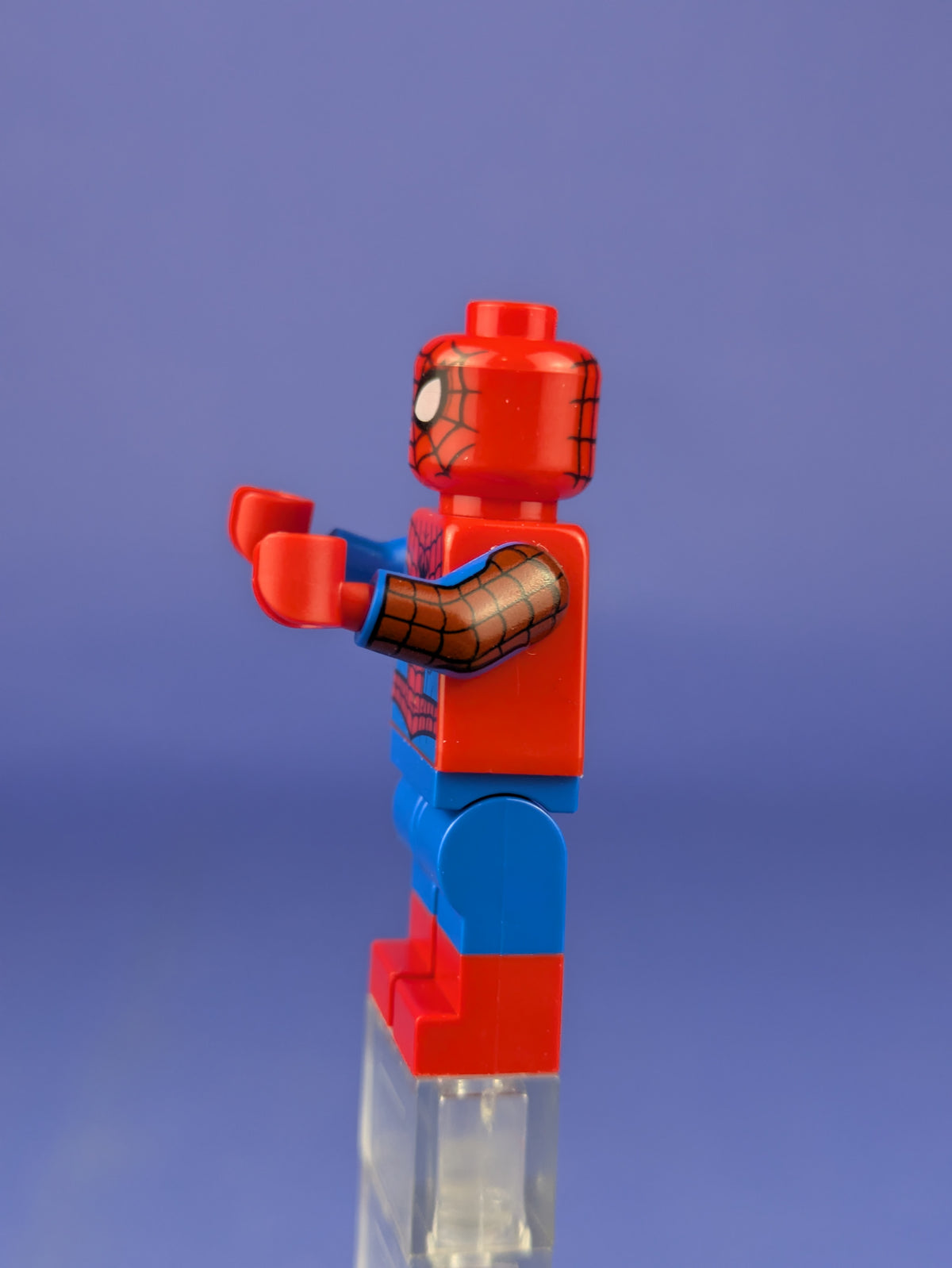LEGO Super Heroes Spider-Man - Metallic Light Blue Eye Highlights sh0536 76115