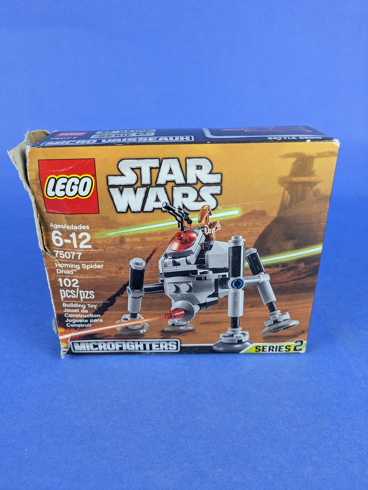 LEGO Star Wars Homing Spider Droid 75077 Complete Set Pre-Owned