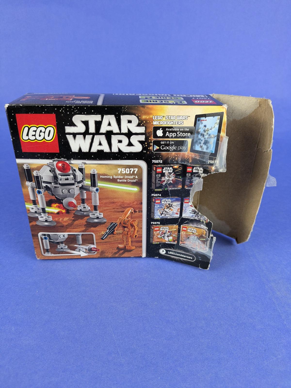 LEGO Star Wars Homing Spider Droid 75077 Complete Set Pre-Owned