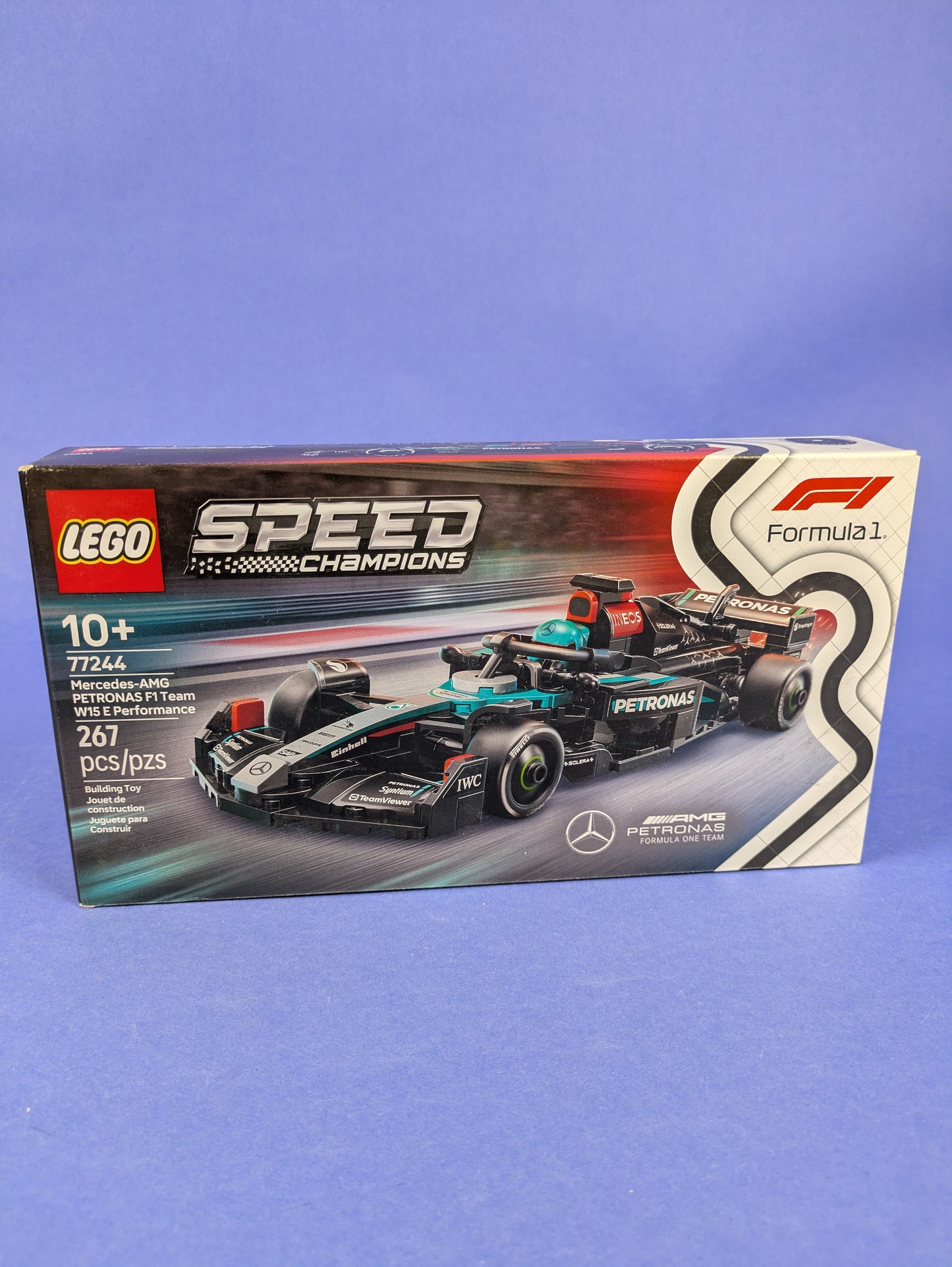LEGO SPEED CHAMPIONS Mercedes-AMG PETRONAS F1 Team W15 E Performance 77244