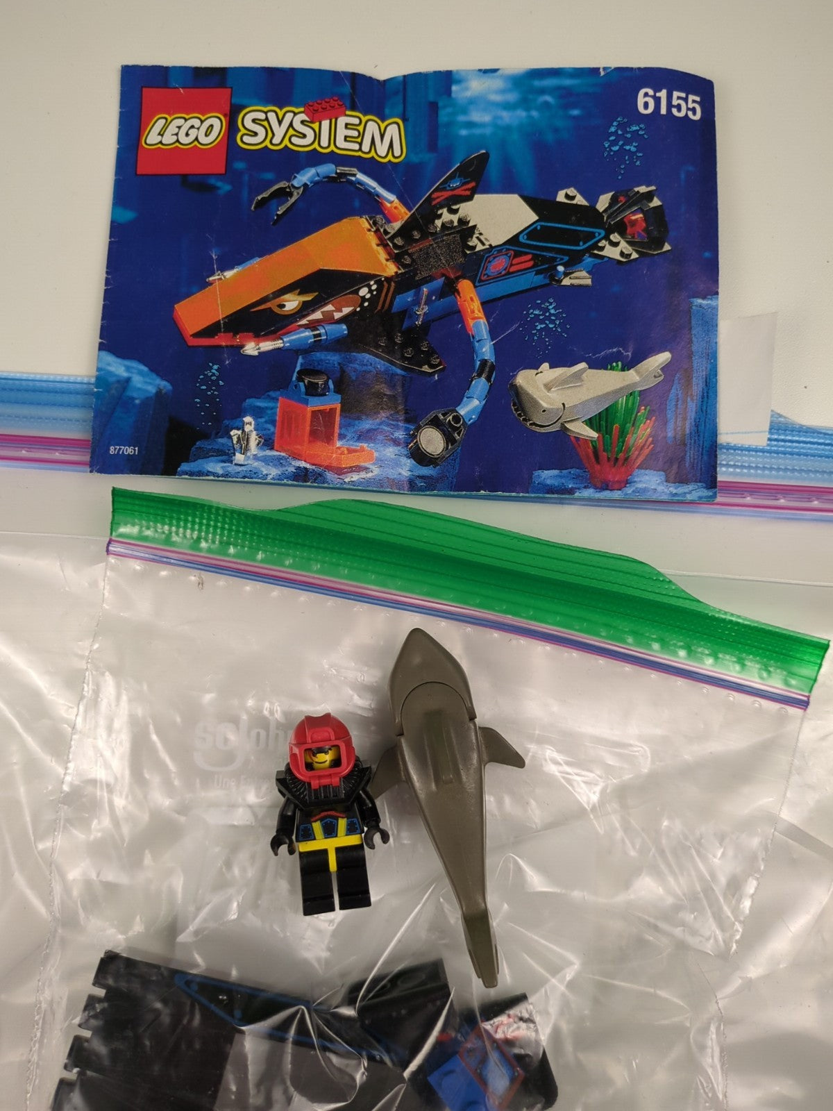 Lego Aquazone: Aquasharks: Deep Sea Predator Set 6155 - w/ Instructions