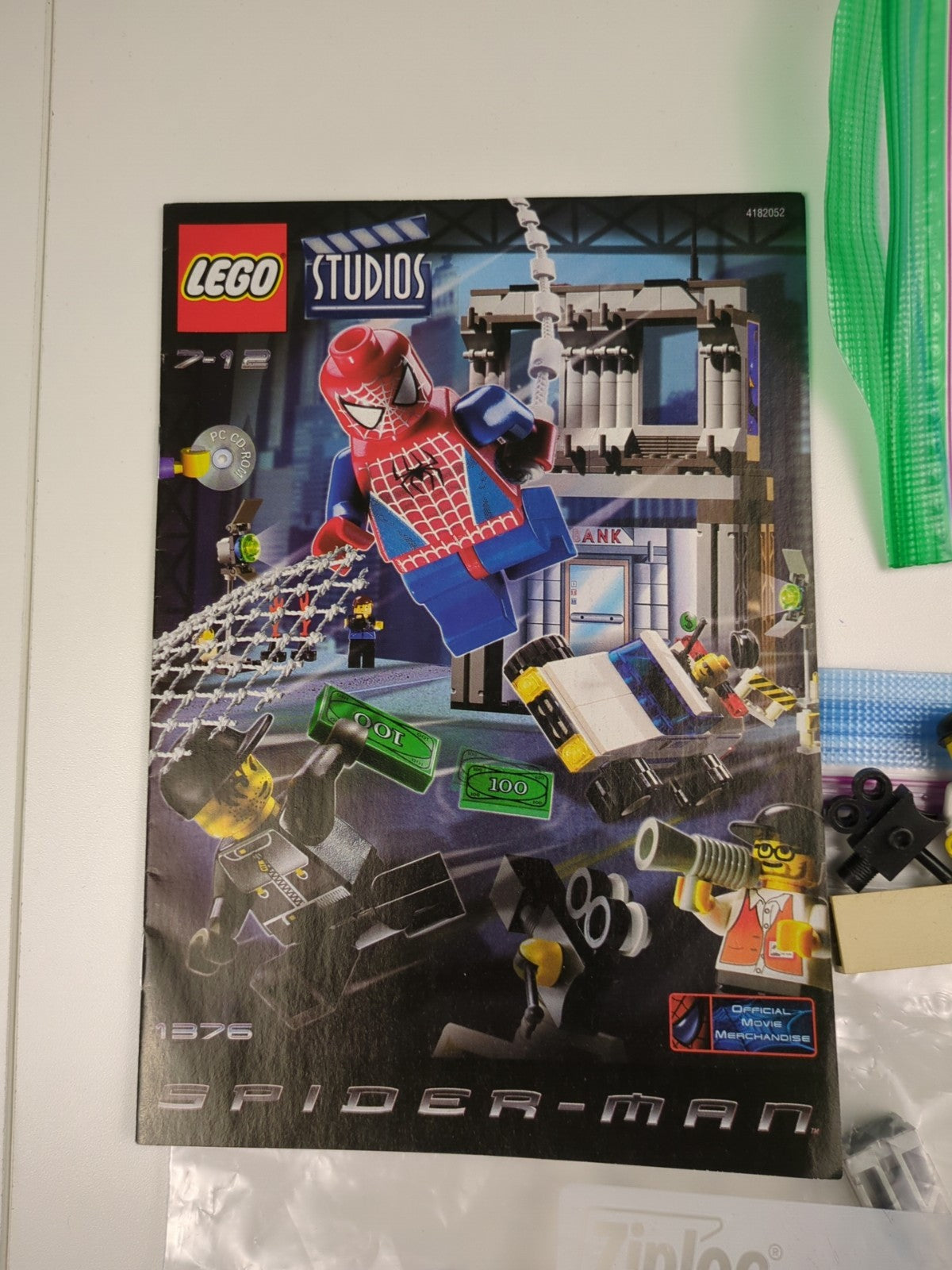 Lego Super Heroes: Spider-Man Action Studio Set 1376 - w/ Instructions