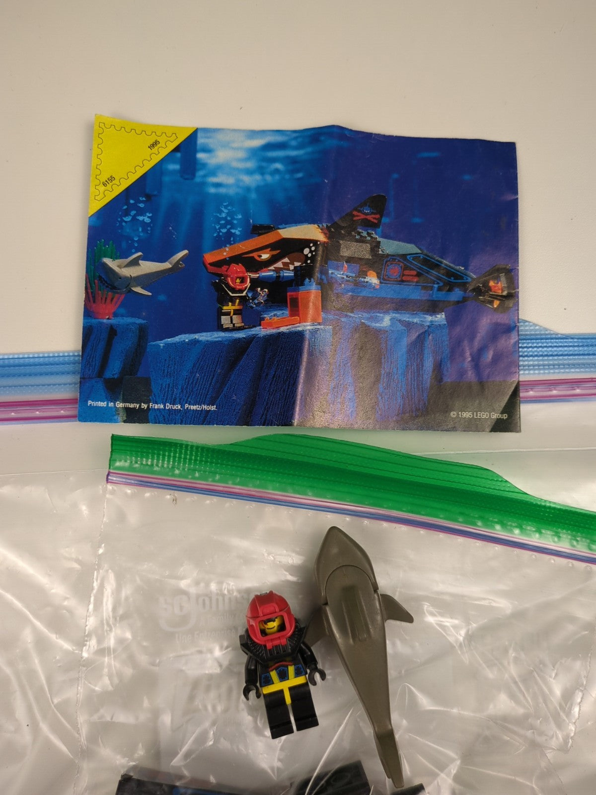 Lego Aquazone: Aquasharks: Deep Sea Predator Set 6155 - w/ Instructions