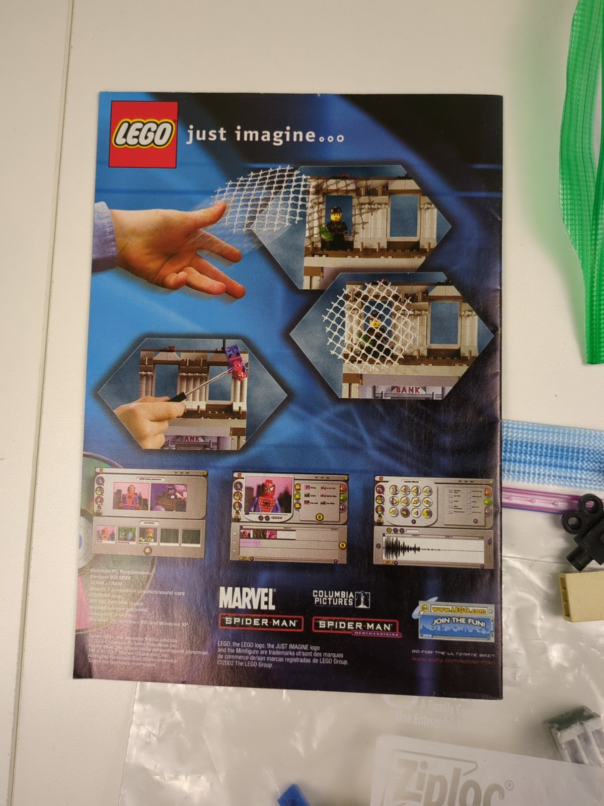 Lego Super Heroes: Spider-Man Action Studio Set 1376 - w/ Instructions