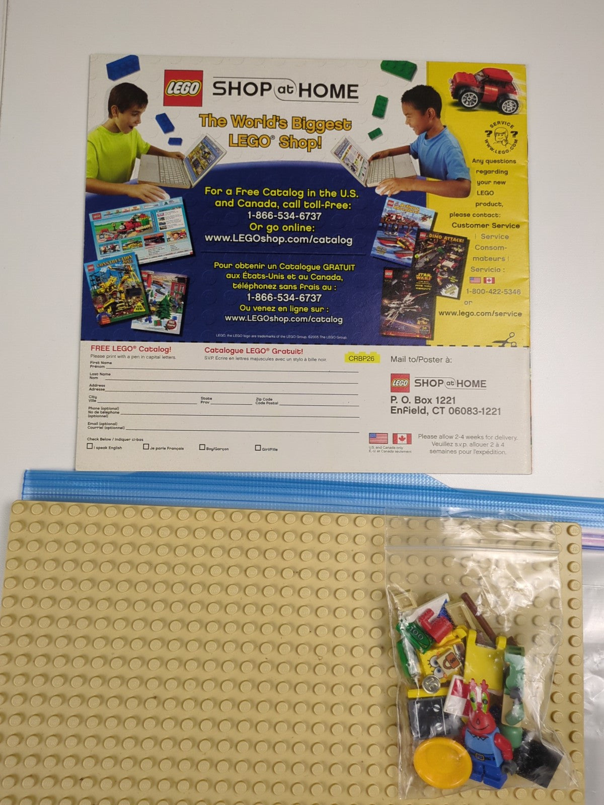 Lego SpongeBob SquarePants: Krusty Krab Set 3825 - w/ Instructions