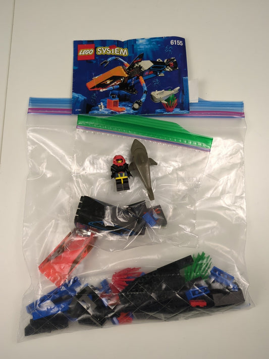 Lego Aquazone: Aquasharks: Deep Sea Predator Set 6155 - w/ Instructions