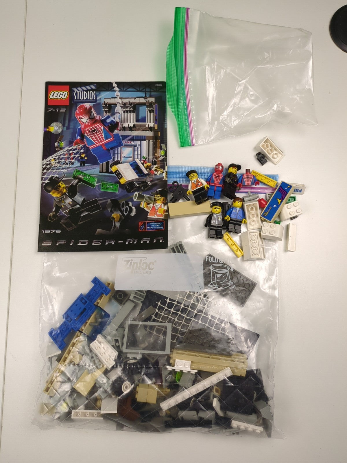 Lego Super Heroes: Spider-Man Action Studio Set 1376 - w/ Instructions
